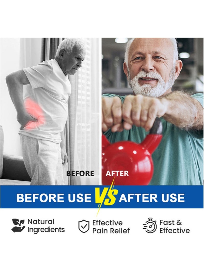 سوميفون مجموعة كريمات مسكنة للألم من Scorpion مكونة من 3 قطع تركيبة عشبية طبيعية متعددة التأثيرات مهدئة للألم لطيفة ولا تسبب تهيجًا مناسبة لإجهاد العضلات وآلام المفاصل (16 جم + 16 جم + 16 جم) - Image 4